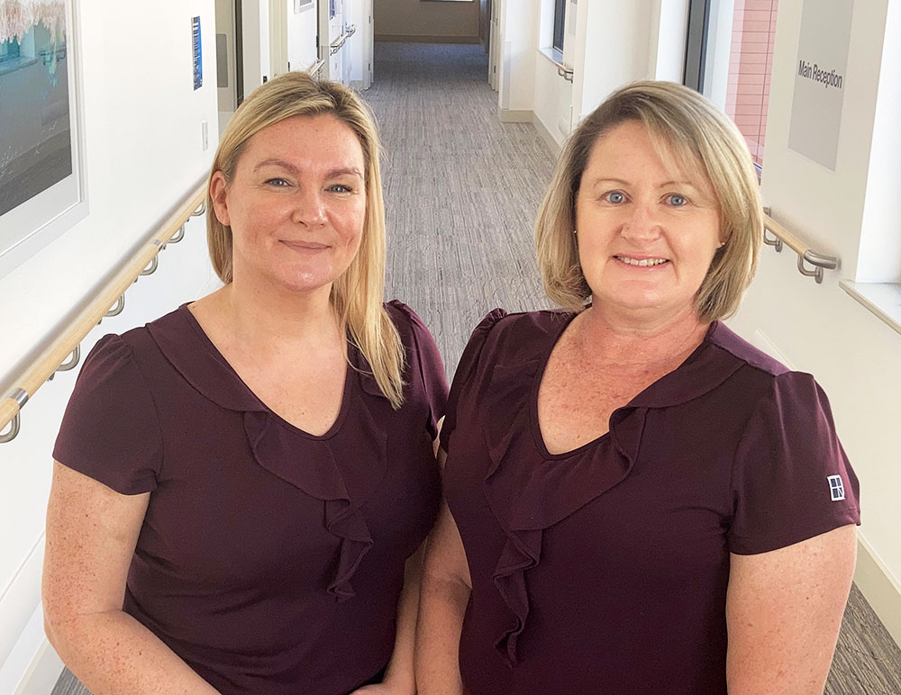 McGrath Breast Care Nurses Dawn Johnson and Paula Melville.