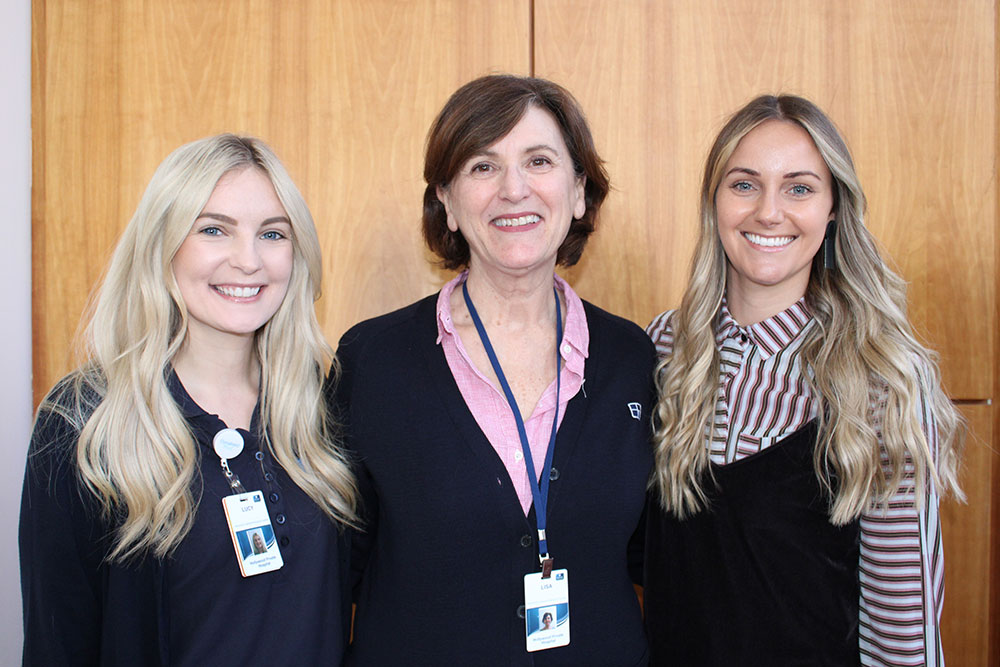Hollywood Private Hospital’s Prostate Cancer Specialist Nursing Service has recently expanded with the addition of Lucy Lyons joining Lisa Ferri and Francesca Rogers in caring for men attending Hollywood for treatment.