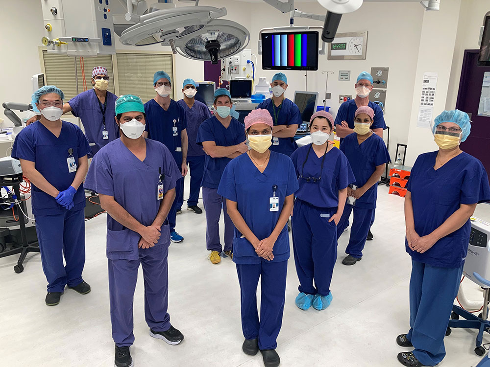 The Hollywood Private Hospital cardiothoracic team.