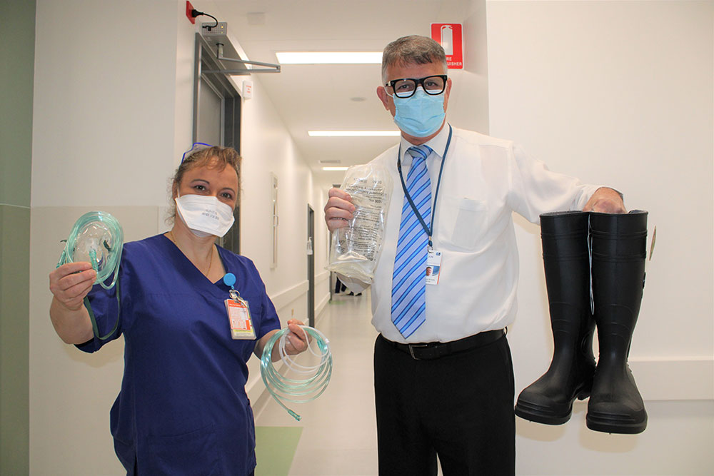 Clinical Facilitator Lana Kelly and Support Services Manager Jon Reynolds